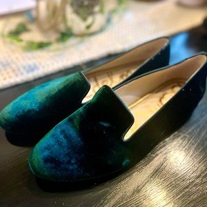Sam Edelman Velvet Loafers